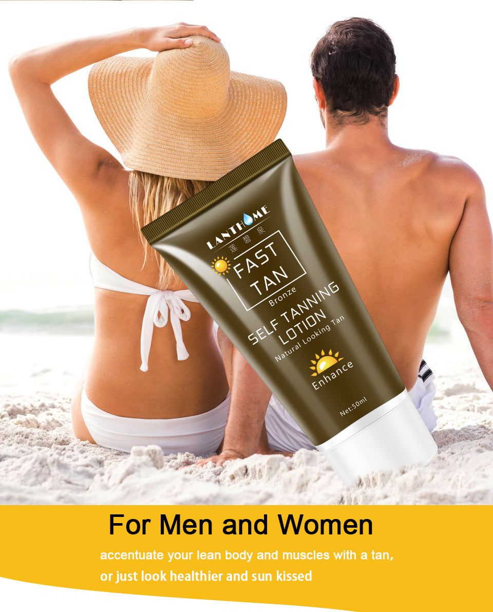 Sun-Kissed Glow Tanning Body Lotion – Hydrating Bronzing Cream