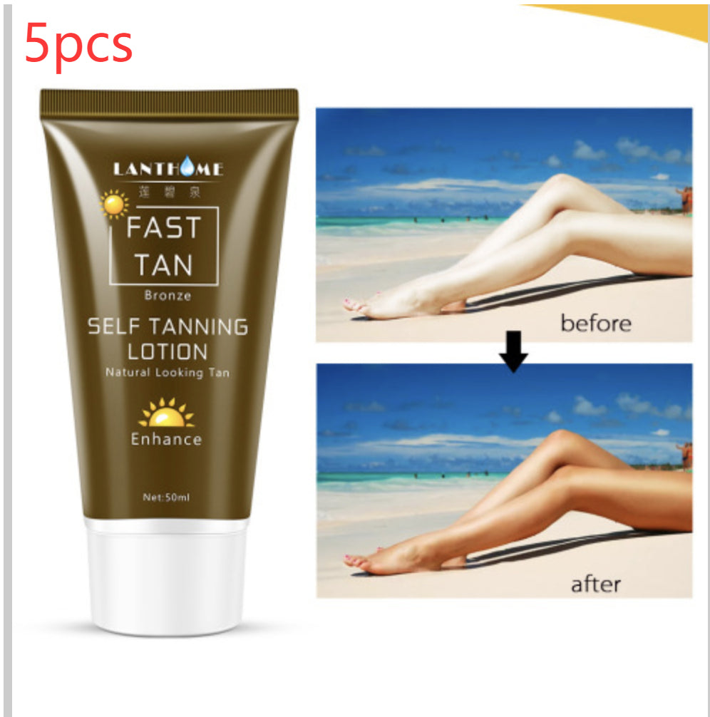 Sun-Kissed Glow Tanning Body Lotion – Hydrating Bronzing Cream