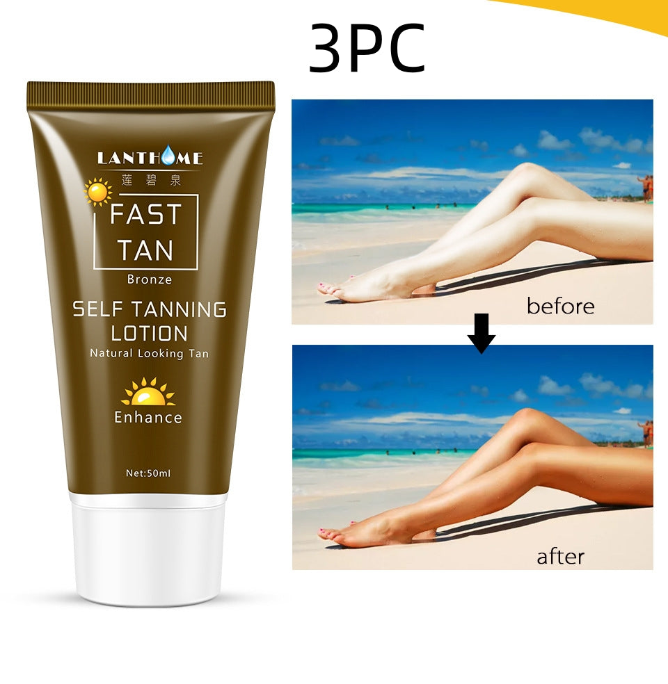 Sun-Kissed Glow Tanning Body Lotion – Hydrating Bronzing Cream