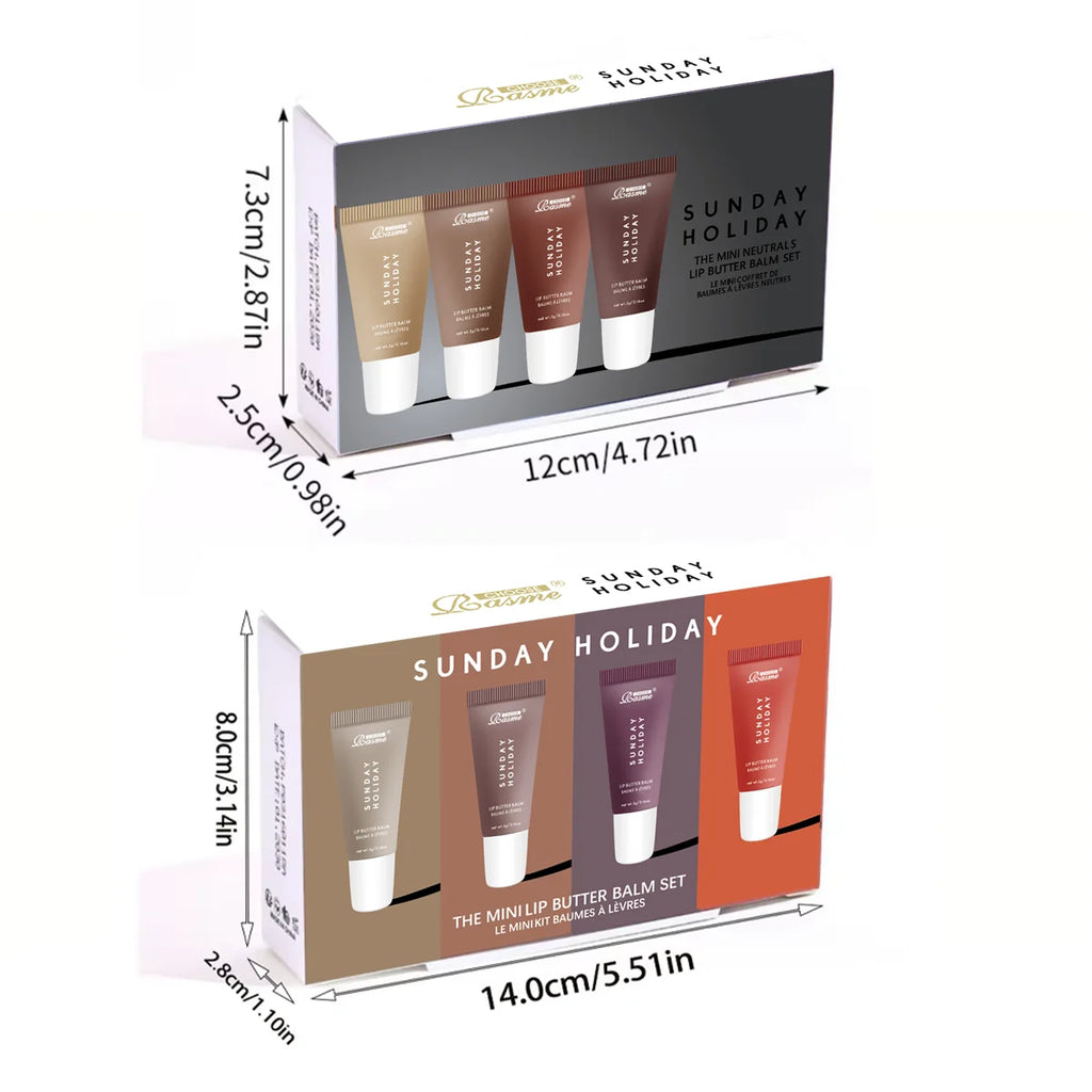 8-Color Lip Gloss Makeup Set – Hydrating Long-Lasting Lip Kit