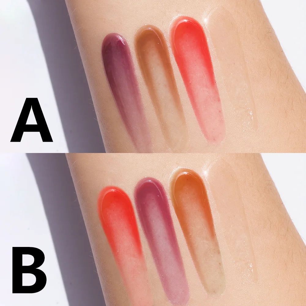 8-Color Lip Gloss Makeup Set – Hydrating Long-Lasting Lip Kit