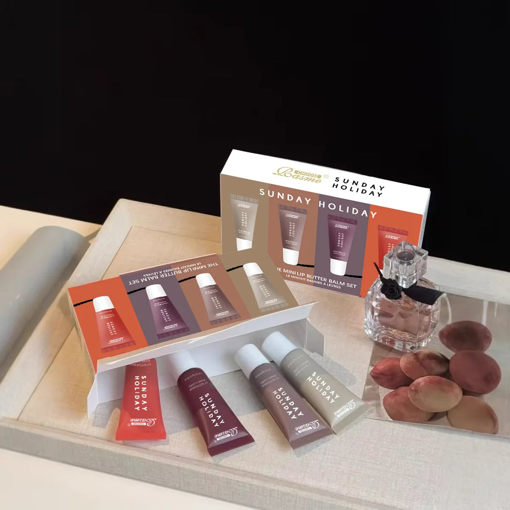 8-Color Lip Gloss Makeup Set – Hydrating Long-Lasting Lip Kit