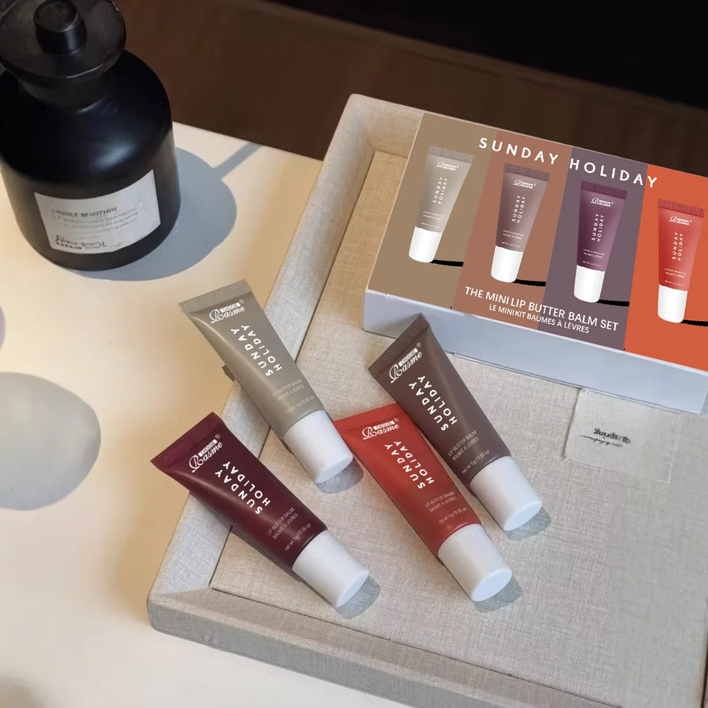 8-Color Lip Gloss Makeup Set – Hydrating Long-Lasting Lip Kit