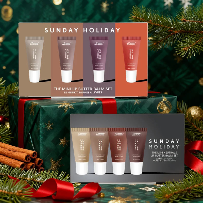 8-Color Lip Gloss Makeup Set – Hydrating Long-Lasting Lip Kit