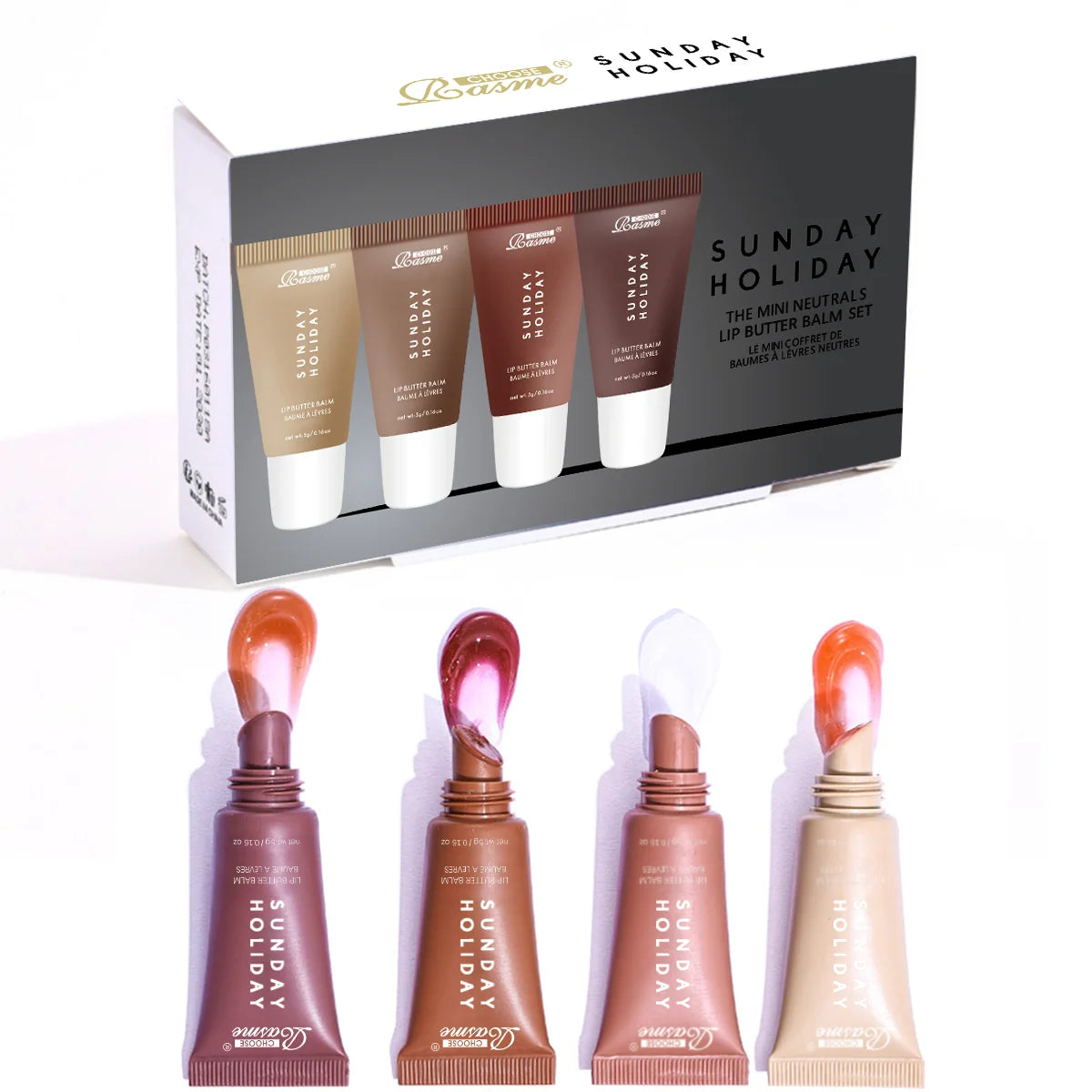 8-Color Lip Gloss Makeup Set – Hydrating Long-Lasting Lip Kit