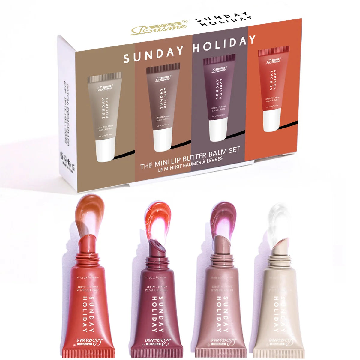 8-Color Lip Gloss Makeup Set – Hydrating Long-Lasting Lip Kit