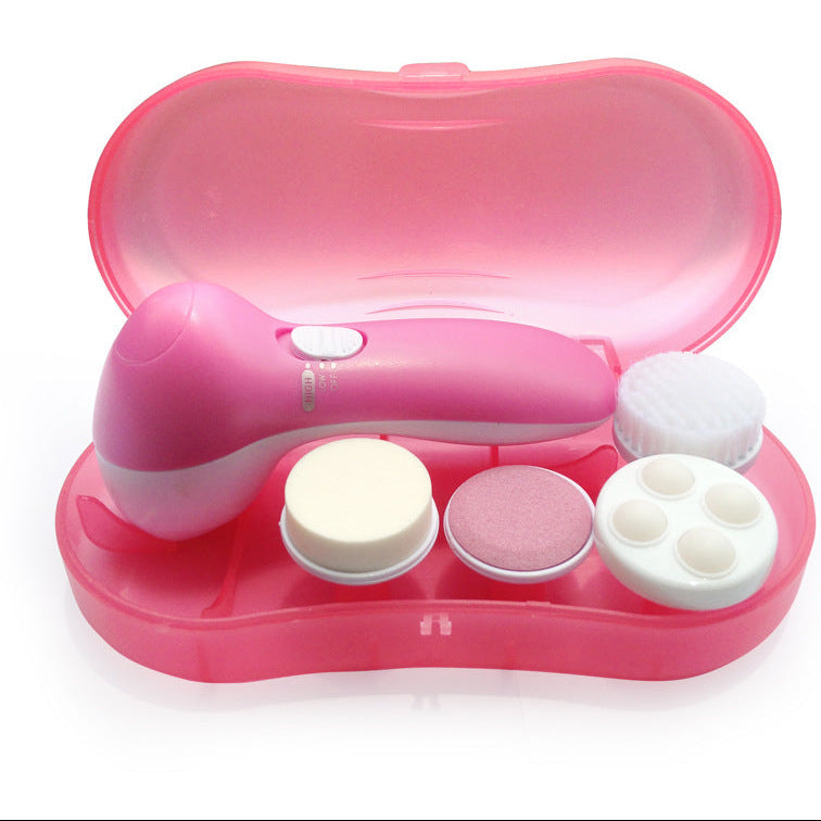 Close-up of exfoliating facial brush head