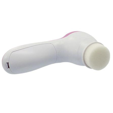 Facial cleansing brush with multiple attachments