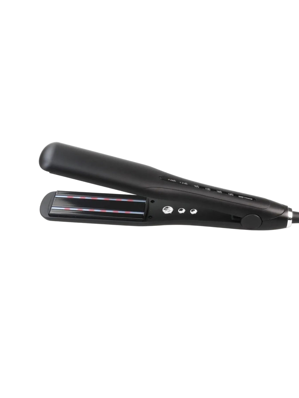 Adjustable temperature hair straightener for smooth hair