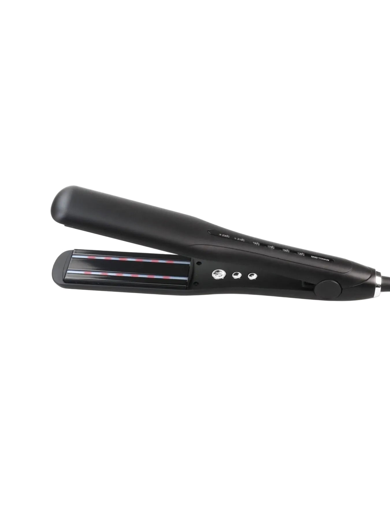 Adjustable temperature hair straightener for smooth hair